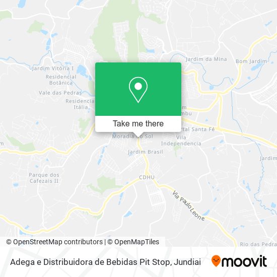 Mapa Adega e Distribuidora de Bebidas Pit Stop