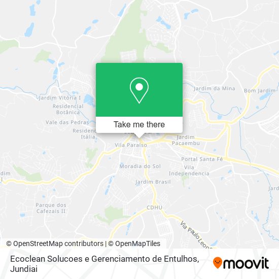 Ecoclean Solucoes e Gerenciamento de Entulhos map