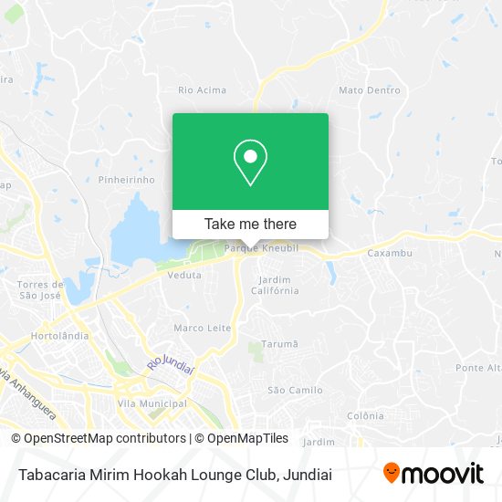 Mapa Tabacaria Mirim Hookah Lounge Club
