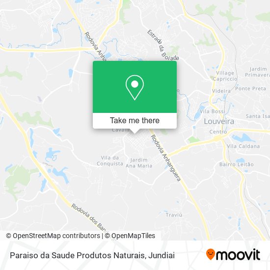 Paraiso da Saude Produtos Naturais map