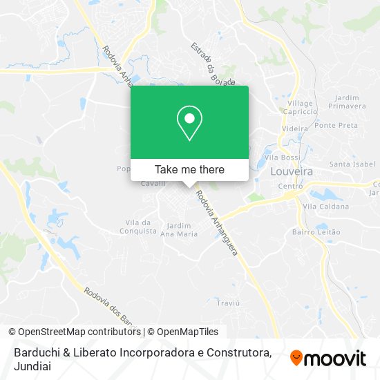 Mapa Barduchi & Liberato Incorporadora e Construtora