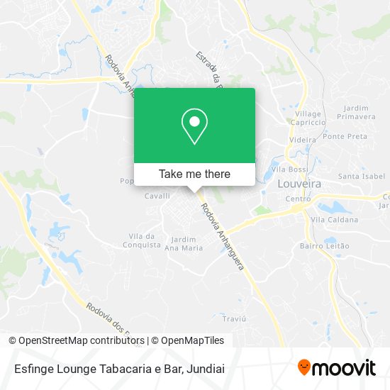 Mapa Esfinge Lounge Tabacaria e Bar