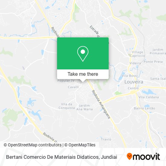 Bertani Comercio De Materiais Didaticos map