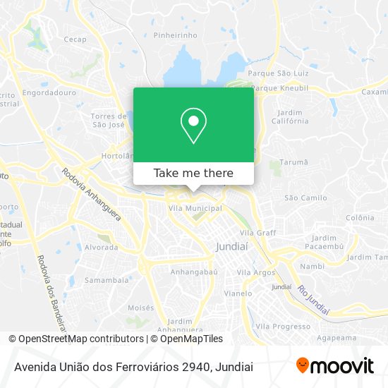 Avenida União dos Ferroviários 2940 map