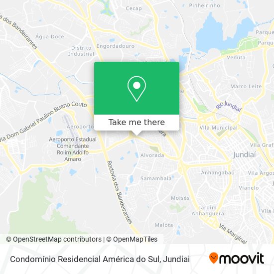 Condomínio Residencial América do Sul map