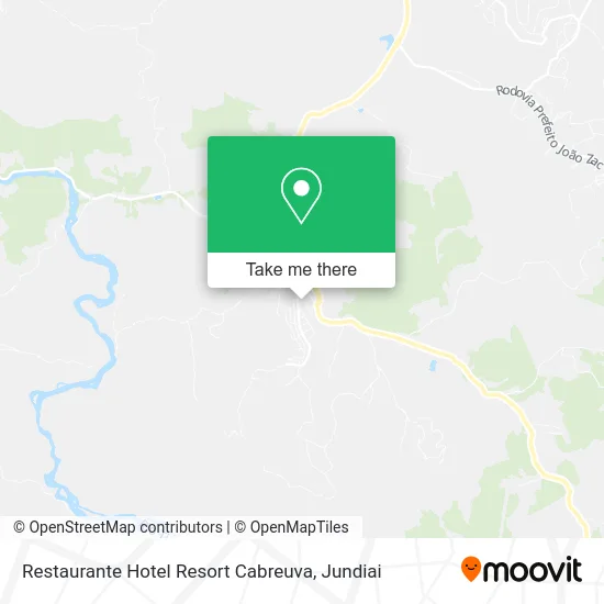 Restaurante Hotel Resort Cabreuva map