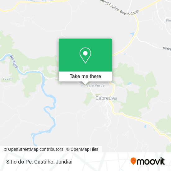 Sítio do Pe. Castilho map