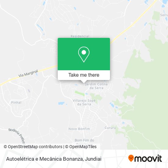 Autoelétrica e Mecânica Bonanza map