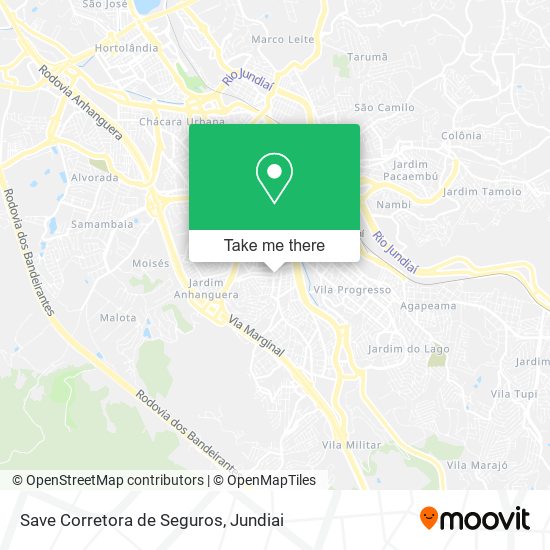 Mapa Save Corretora de Seguros