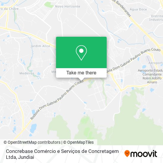 Concrebase Comércio e Serviços de Concretagem Ltda map