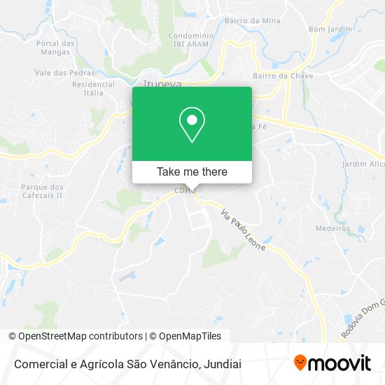 Comercial e Agrícola São Venâncio map