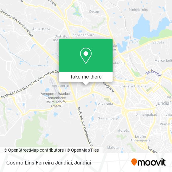 Cosmo Lins Ferreira Jundiai map