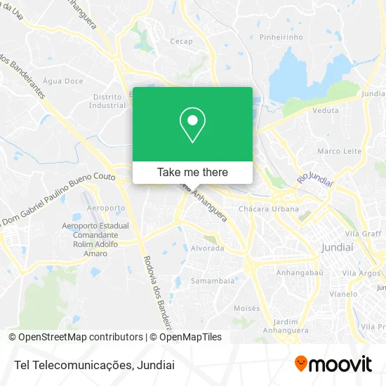 Tel Telecomunicações map
