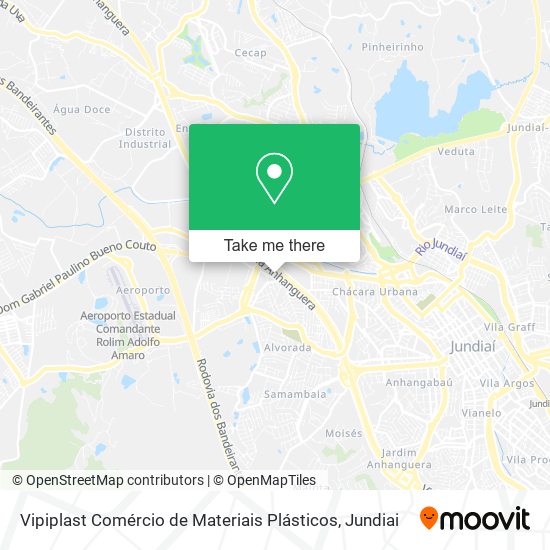 Vipiplast Comércio de Materiais Plásticos map