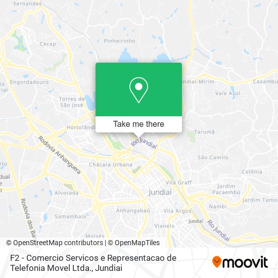 Mapa F2 - Comercio Servicos e Representacao de Telefonia Movel Ltda.