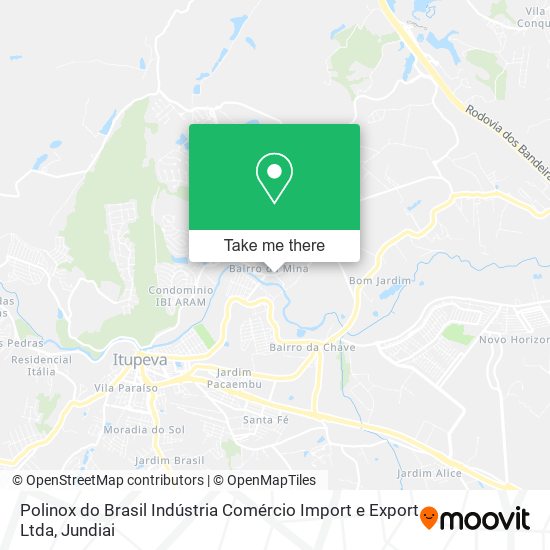 Polinox do Brasil Indústria Comércio Import e Export Ltda map