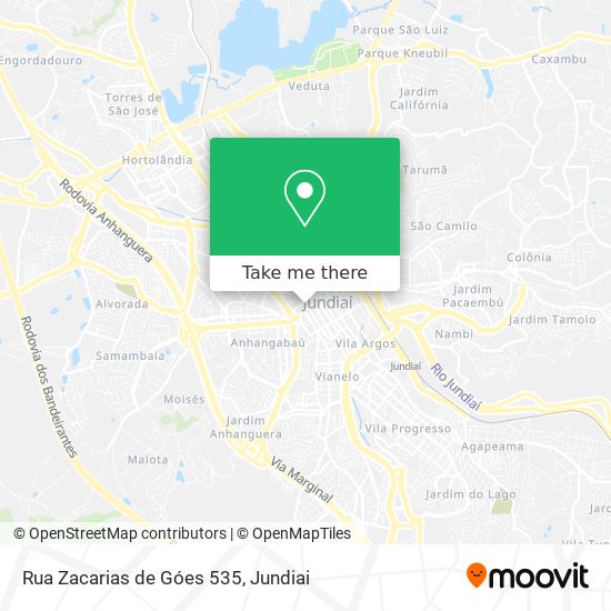 Rua Zacarias de Góes 535 map