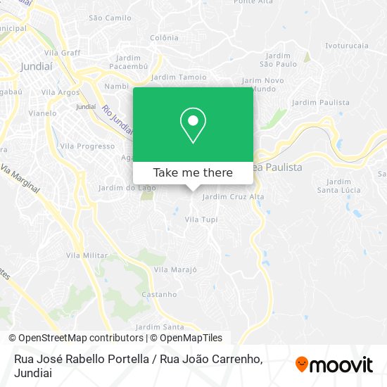 Rua José Rabello Portella / Rua João Carrenho map