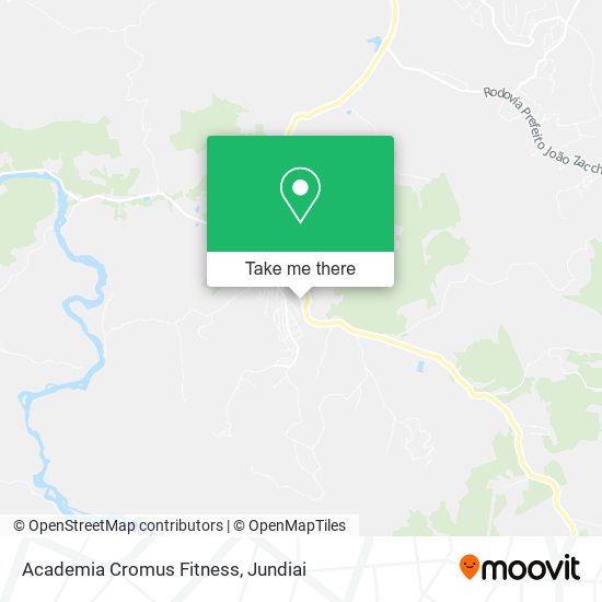 Mapa Academia Cromus Fitness