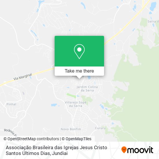 Associação Brasileira das Igrejas Jesus Cristo Santos Últimos Dias map