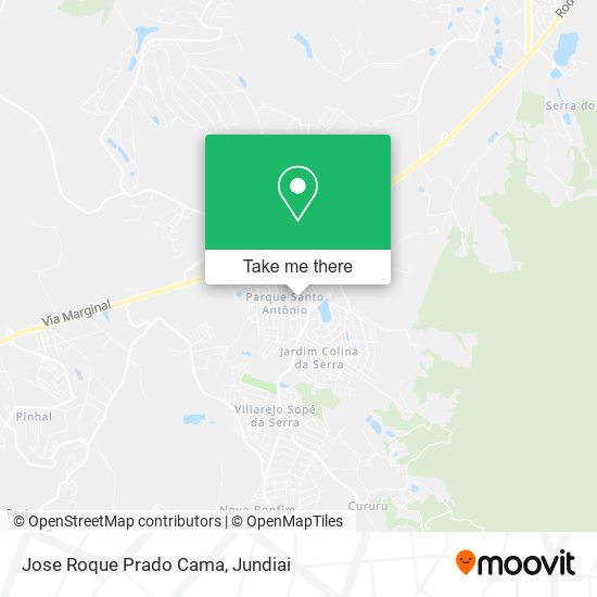 Jose Roque Prado Cama map