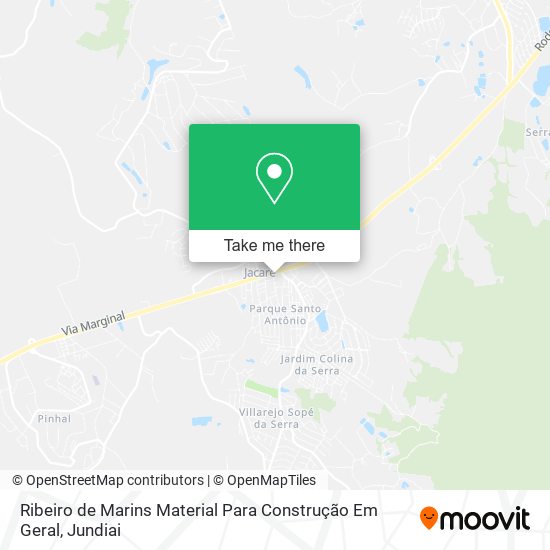 Ribeiro de Marins Material Para Construção Em Geral map