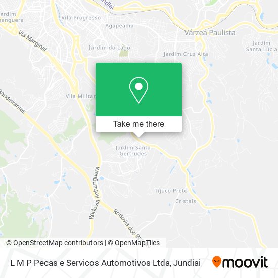 L M P Pecas e Servicos Automotivos Ltda map