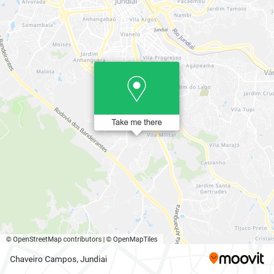 Chaveiro Campos map