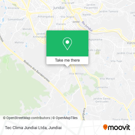 Tec Clima Jundiai Ltda map