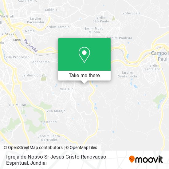 Mapa Igreja de Nosso Sr Jesus Cristo Renovacao Espiritual