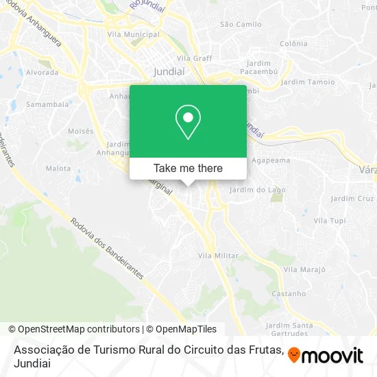 Associação de Turismo Rural do Circuito das Frutas map