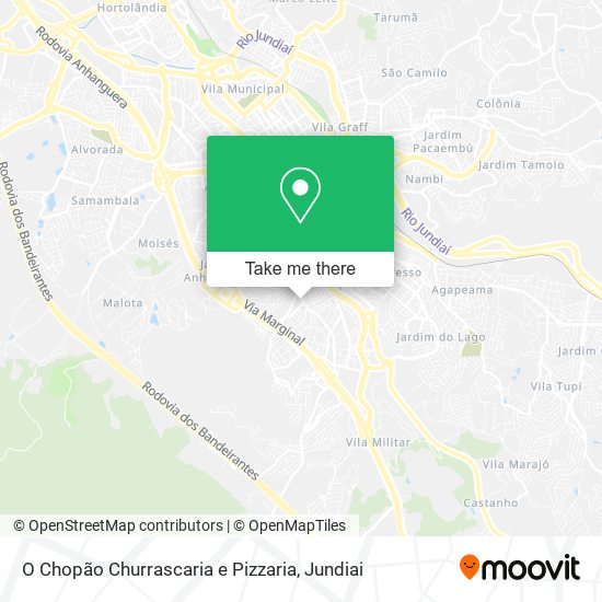 O Chopão Churrascaria e Pizzaria map