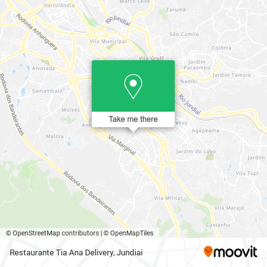Restaurante Tia Ana Delivery map