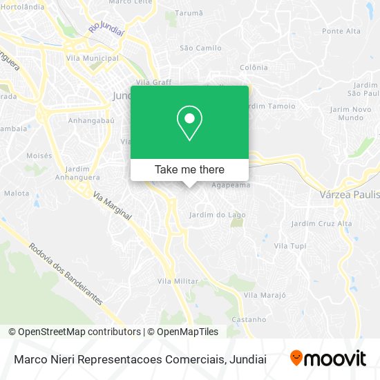 Marco Nieri Representacoes Comerciais map