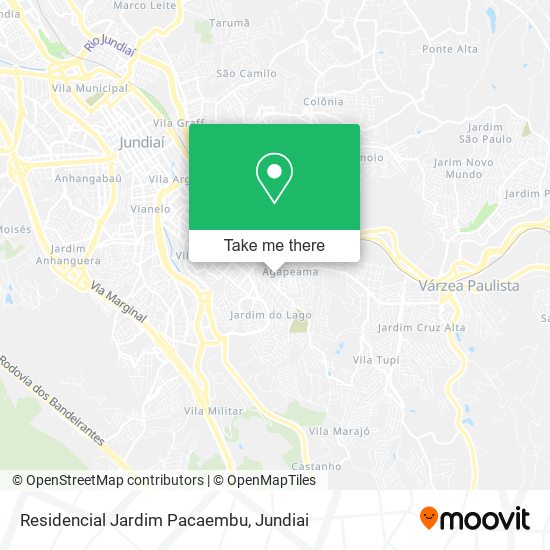 Residencial Jardim Pacaembu map