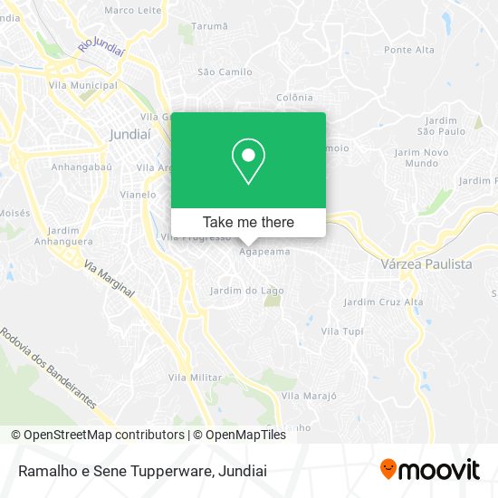 Ramalho e Sene Tupperware map