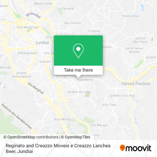 Reginato and Creazzo Moveis e Creazzo Lanches Beer map