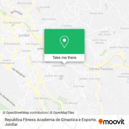 Republica Fitness Academia de Ginastica e Esporte map