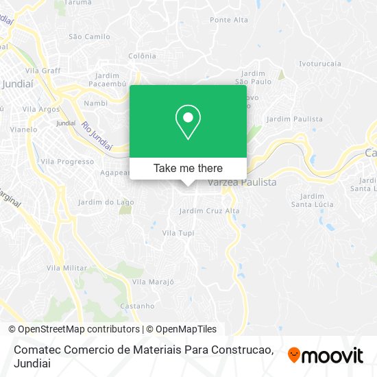 Comatec Comercio de Materiais Para Construcao map
