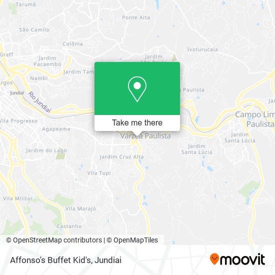Affonso's Buffet Kid's map