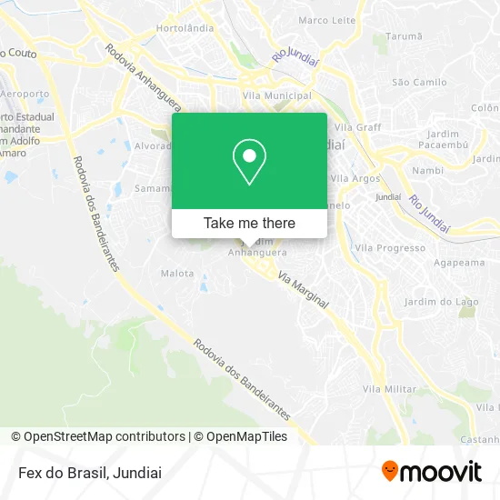 Fex do Brasil map