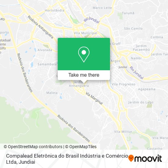 Compalead Eletrônica do Brasil Indústria e Comércio Ltda map