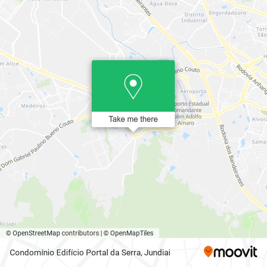 Mapa Condomínio Edifício Portal da Serra