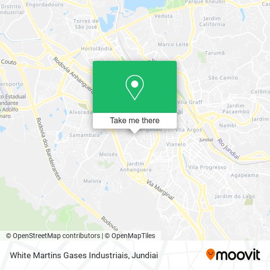 White Martins Gases Industriais map