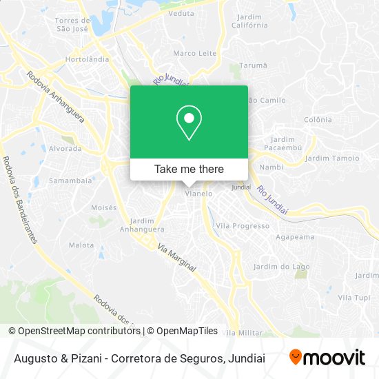 Augusto & Pizani - Corretora de Seguros map