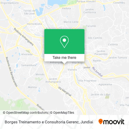 Borges Treinamento e Consultoria Gerenc map