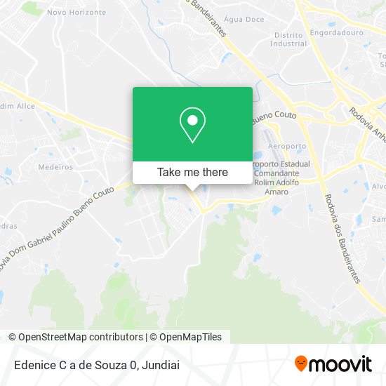 Mapa Edenice C a de Souza 0