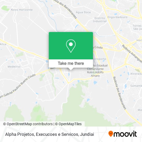Alpha Projetos, Execucoes e Servicos map