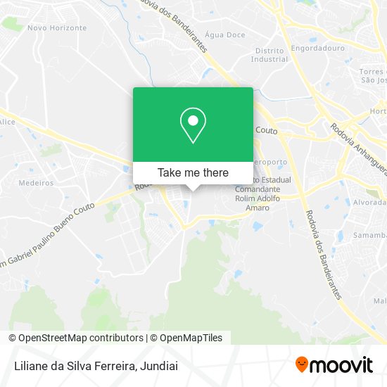 Liliane da Silva Ferreira map