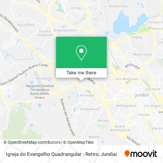 Igreja do Evangelho Quadrangular - Retiro map